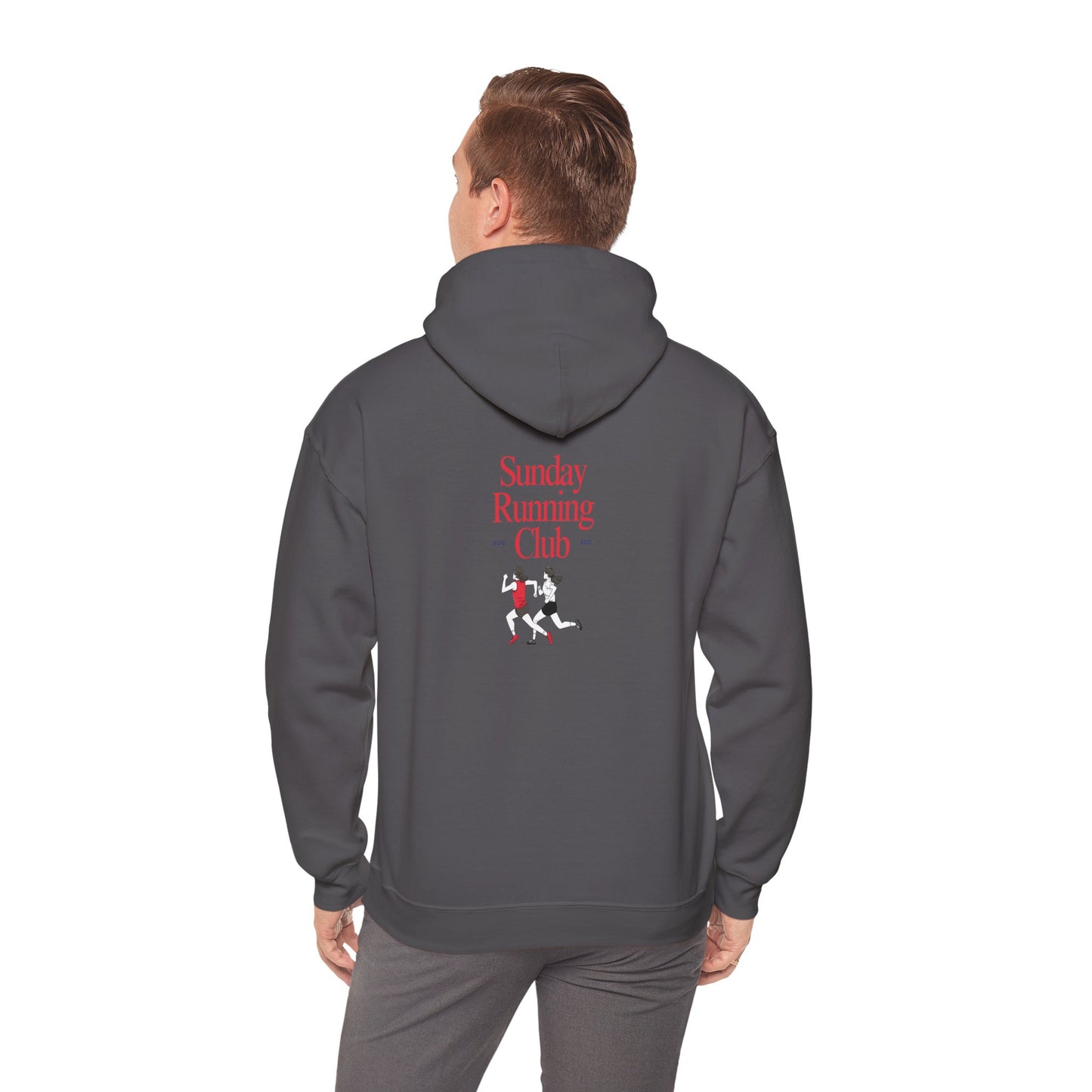 Sunday Running Club Unisex Heavy Blend™ Hooded Sweatshirt - Cozy and Stylish for Runners