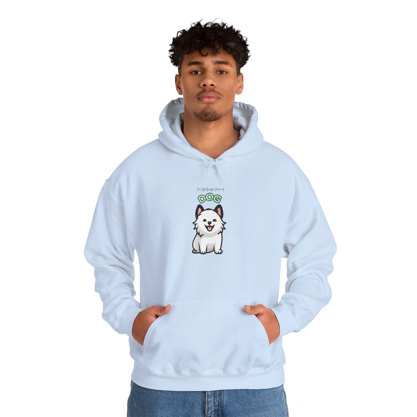 Cute Dog Design Unisex Heavy Blend Hoodie – Perfect Gift for Pet Lovers