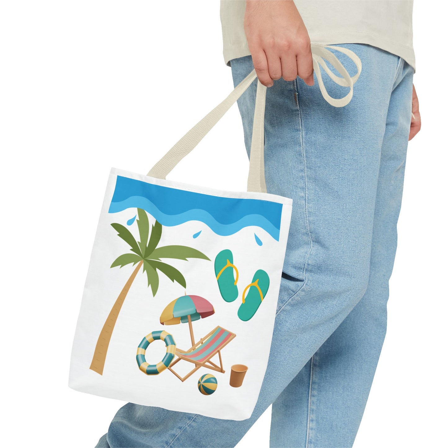 Beach Vibes Tote Bag - Summer Essentials for Fun Days