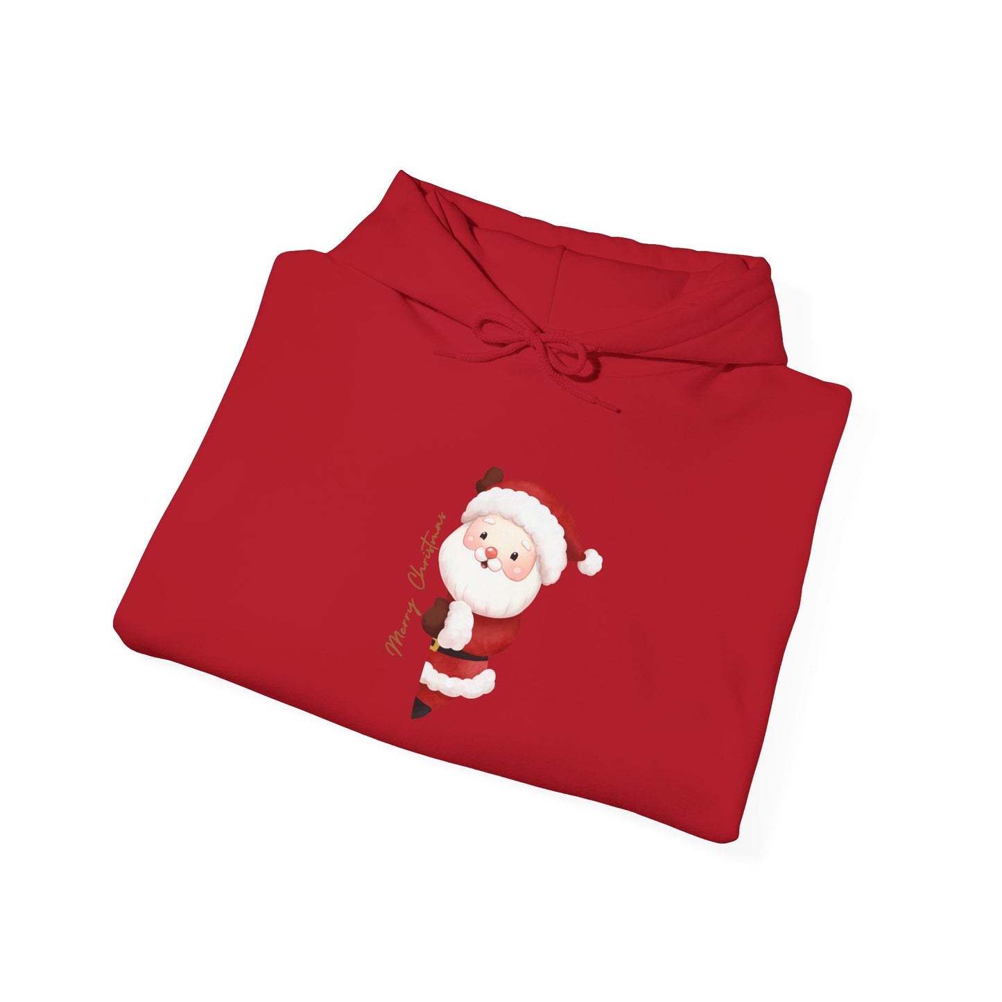 Santa Claus Hooded Sweatshirt - Cozy Christmas Unisex Pullover