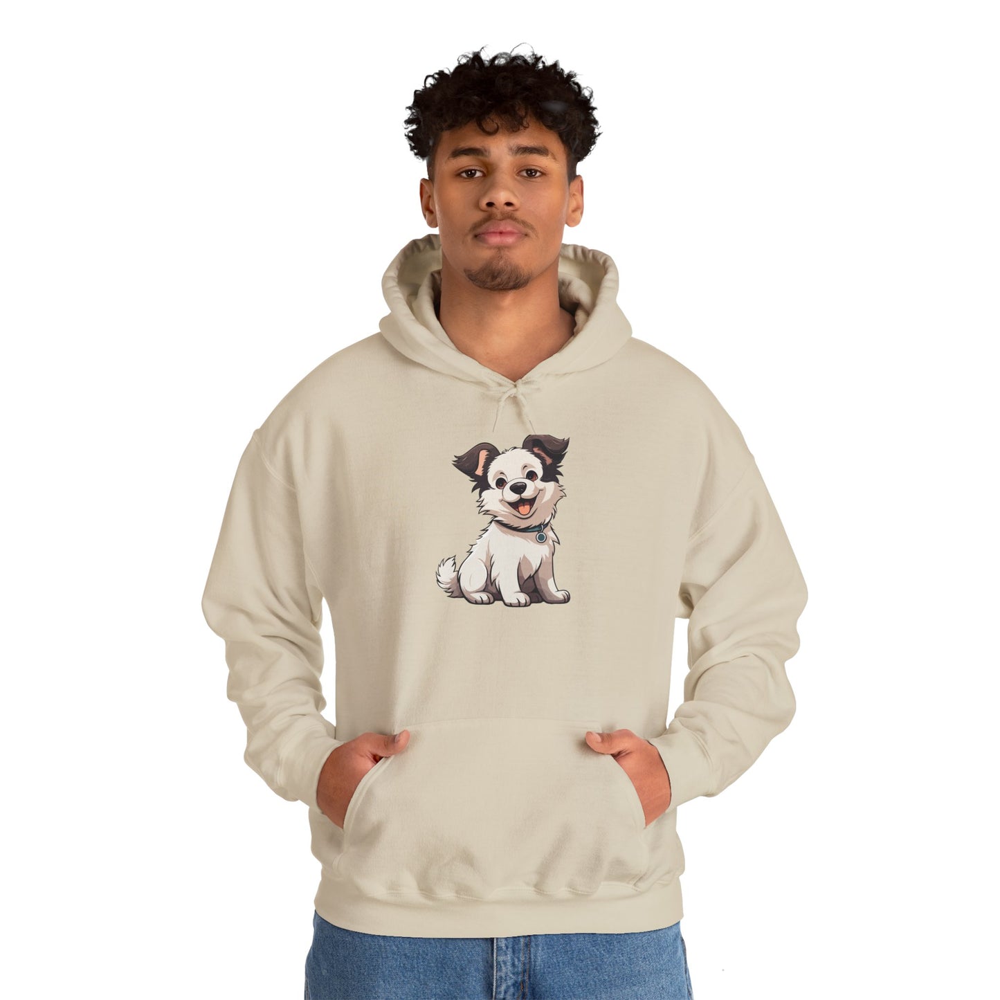 Cute Dog Graphic Unisex Hoodie - Perfect for Pet Lovers