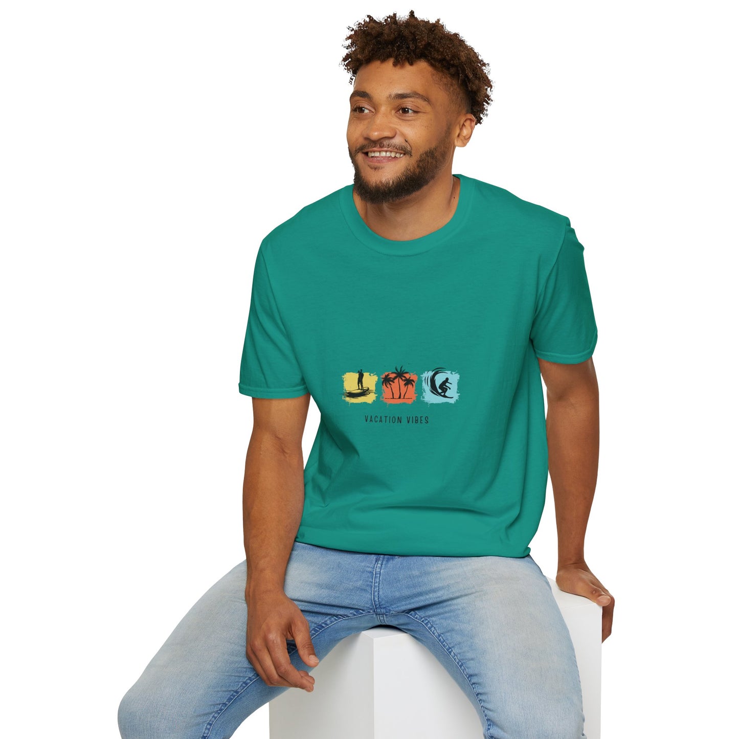 Vacation Vibes Unisex Softstyle T-Shirt - Perfect for Summer Getaways