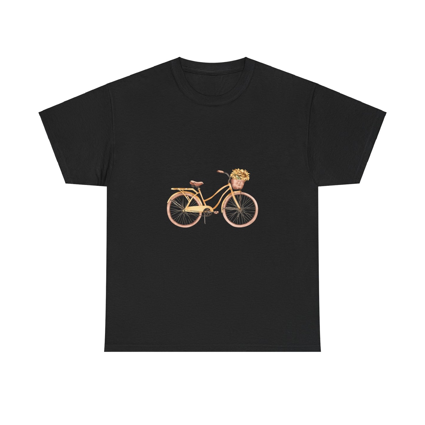 Charming Bicycle Graphic Unisex Heavy Cotton Tee