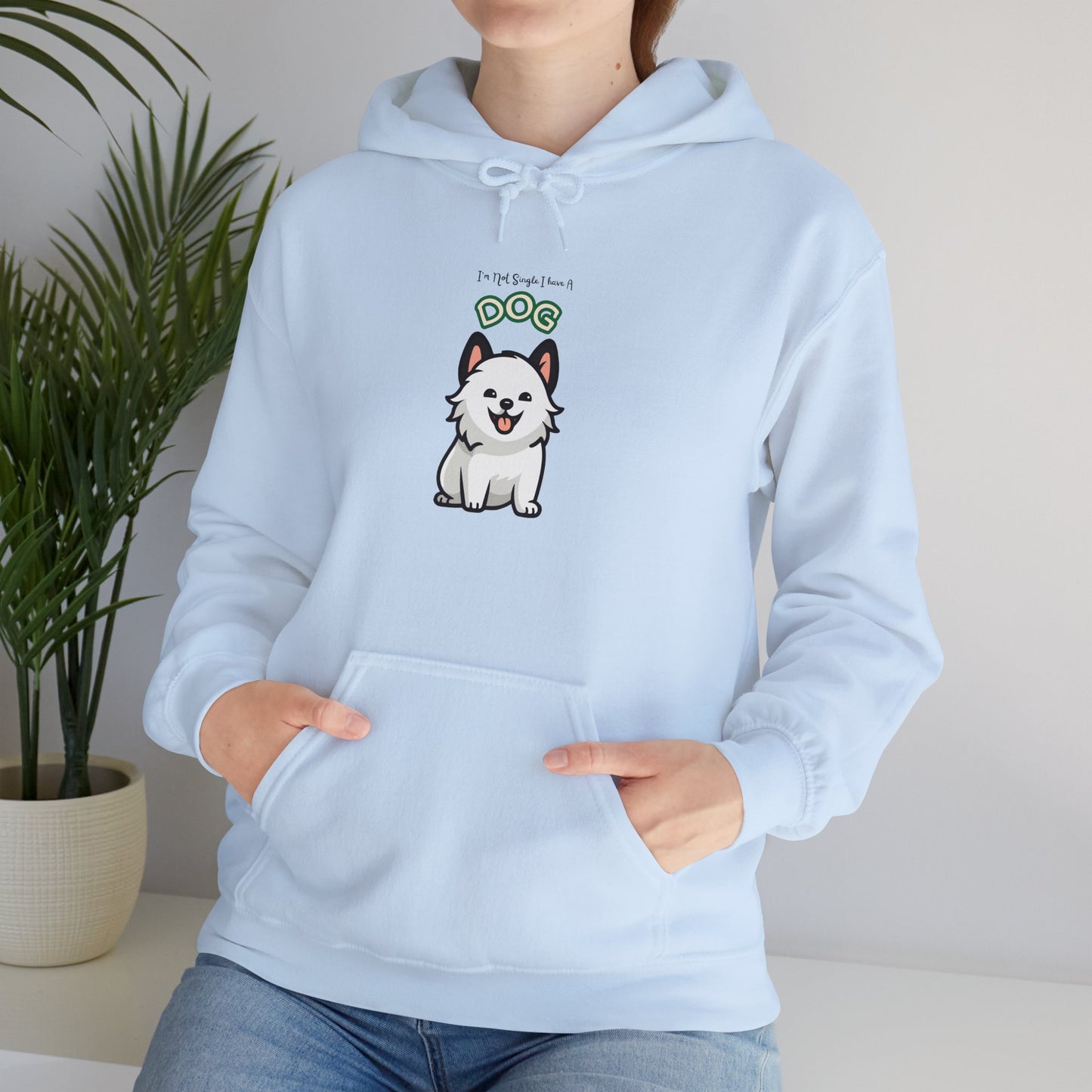 Cute Dog Design Unisex Heavy Blend Hoodie – Perfect Gift for Pet Lovers