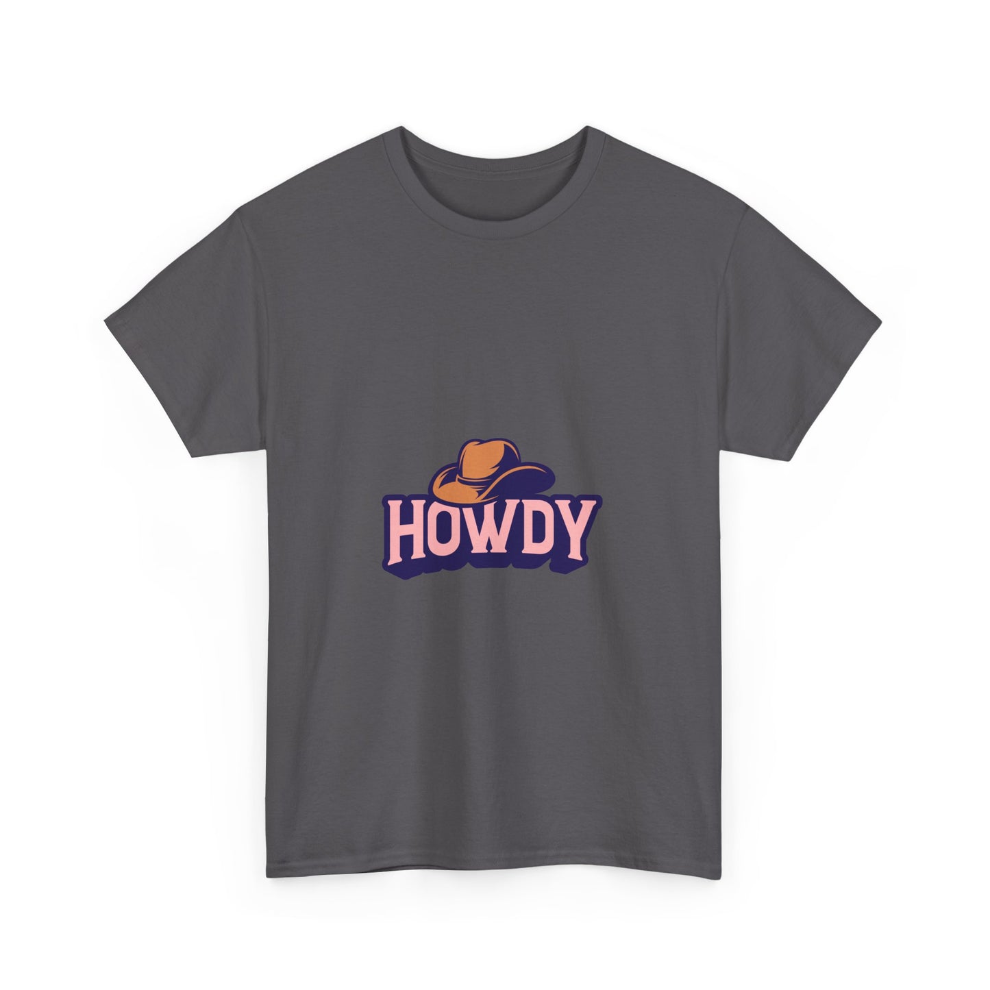 Howdy Unisex Heavy Cotton Tee - Casual and Fun T-Shirt for Everyday Wear