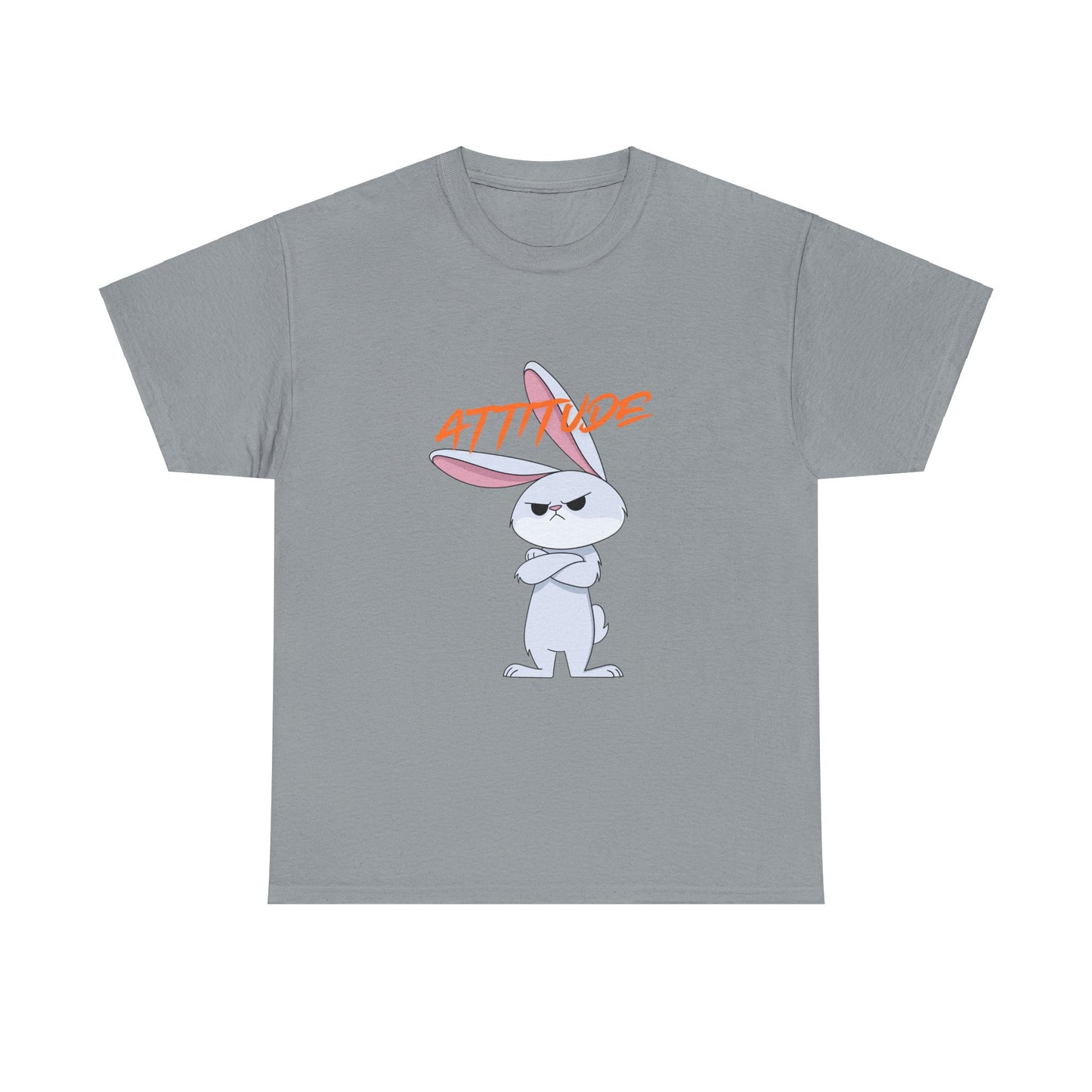 Attitude Rabbit Unisex Heavy Cotton Tee