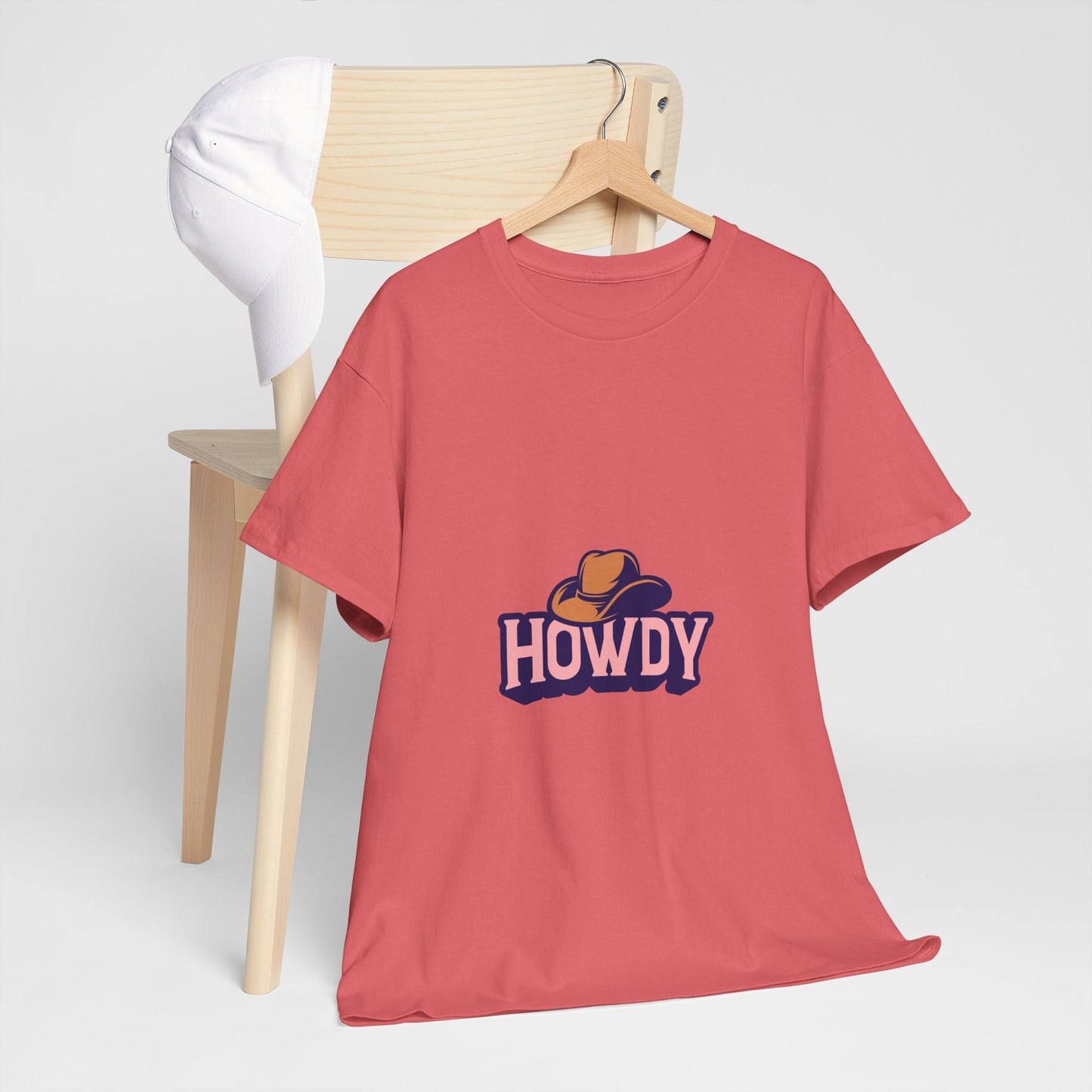 Howdy Unisex Heavy Cotton Tee - Casual and Fun T-Shirt for Everyday Wear