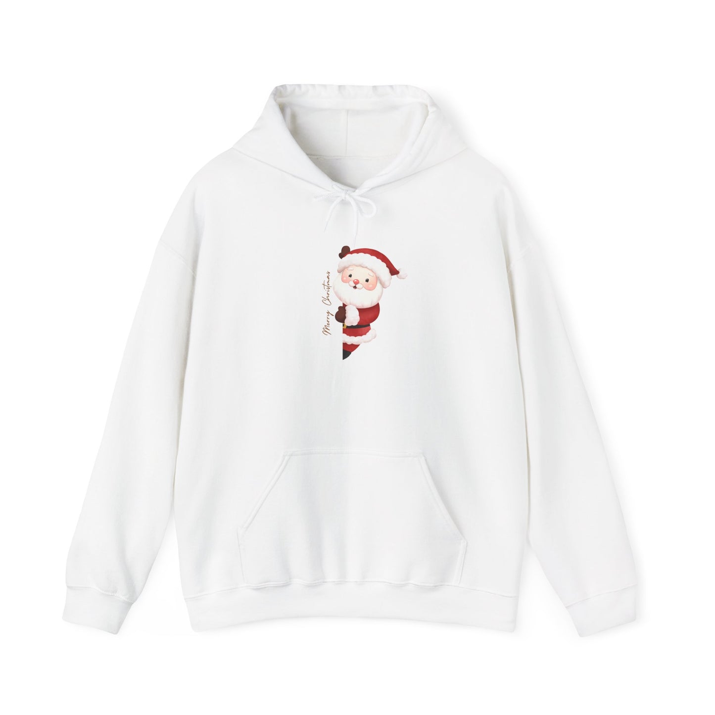 Santa Claus Hooded Sweatshirt - Cozy Christmas Unisex Pullover