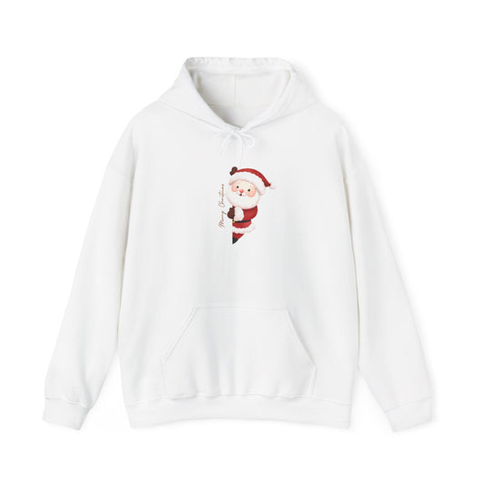 Santa Claus Hooded Sweatshirt - Cozy Christmas Unisex Pullover