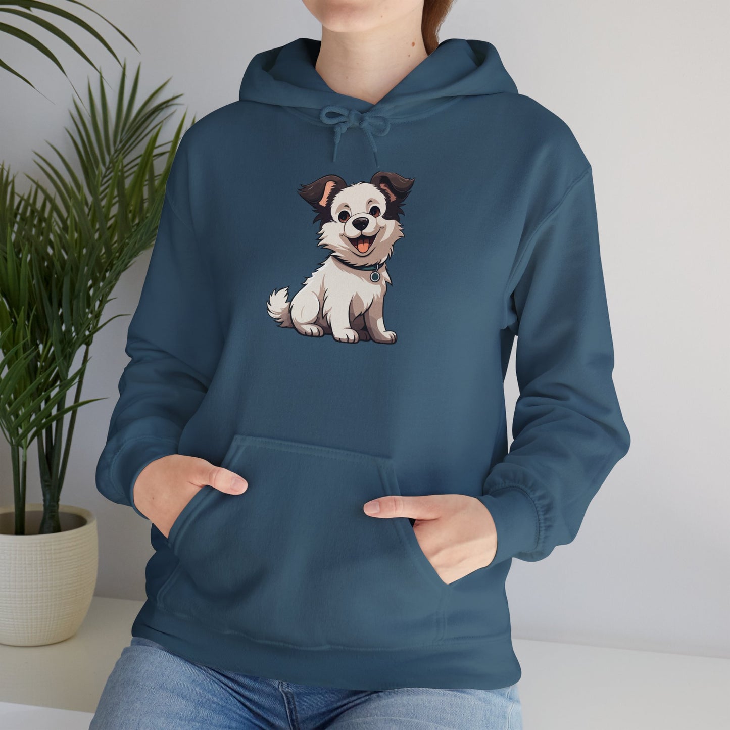 Cute Dog Graphic Unisex Hoodie - Perfect for Pet Lovers