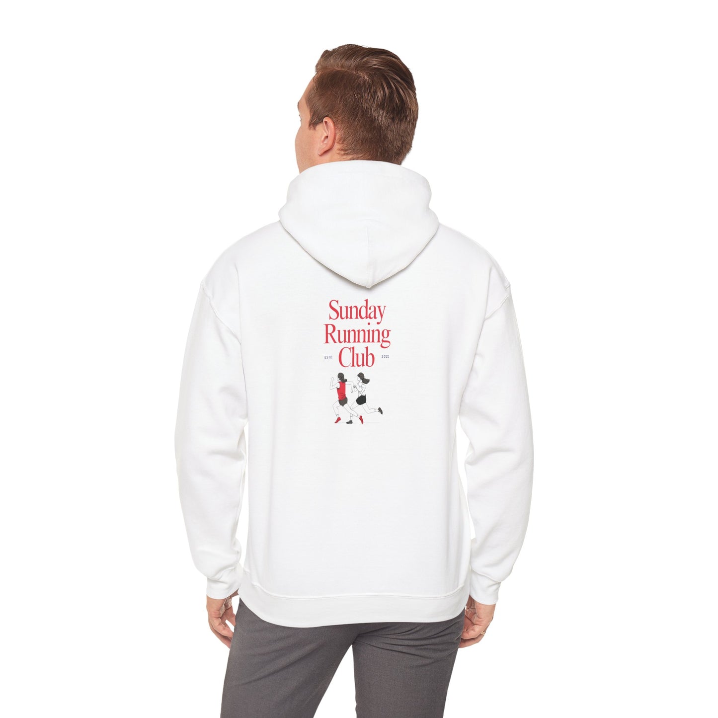 Sunday Running Club Unisex Heavy Blend™ Hooded Sweatshirt - Cozy and Stylish for Runners