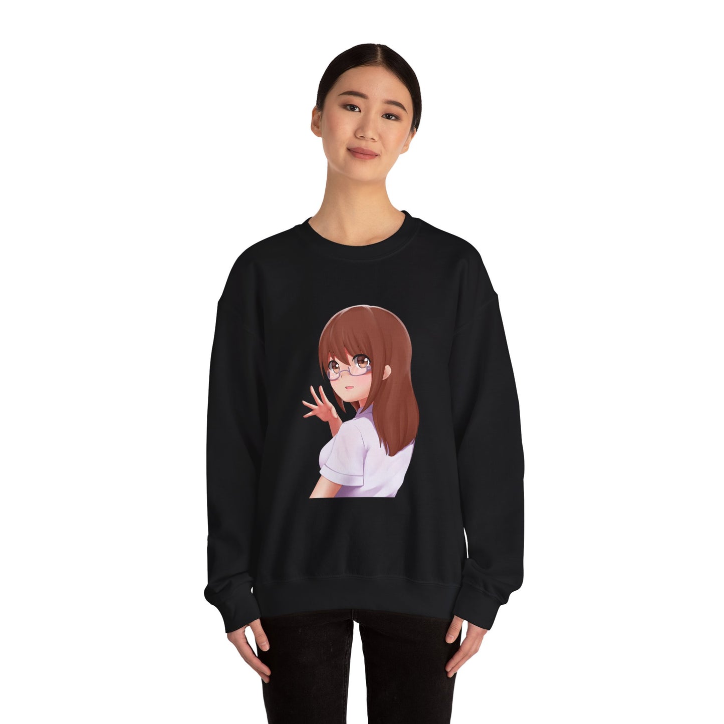 Anime-Inspired Women Heavy Blend™ Crewneck Sweatshirt - Perfect for Cozy Days