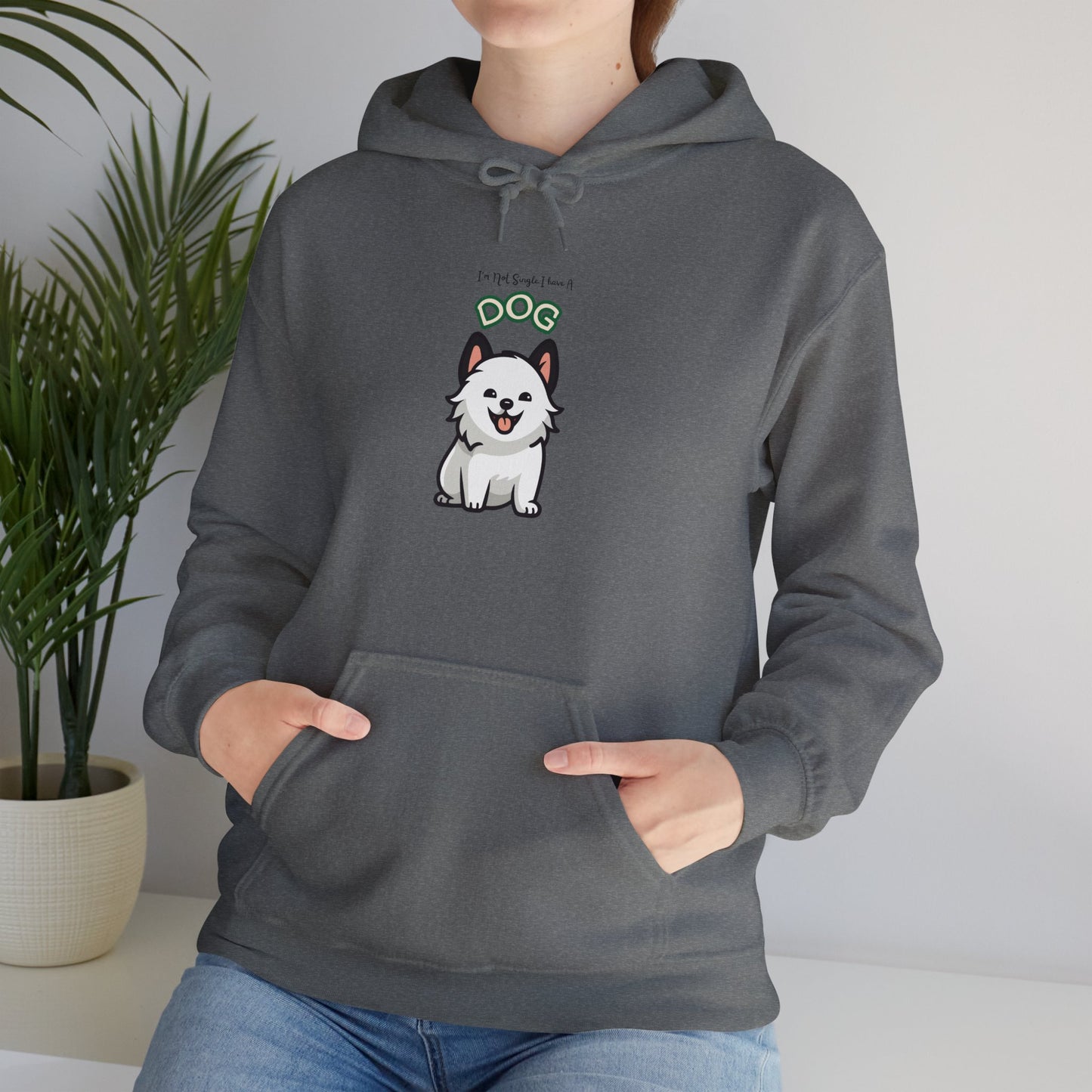 Cute Dog Design Unisex Heavy Blend Hoodie – Perfect Gift for Pet Lovers