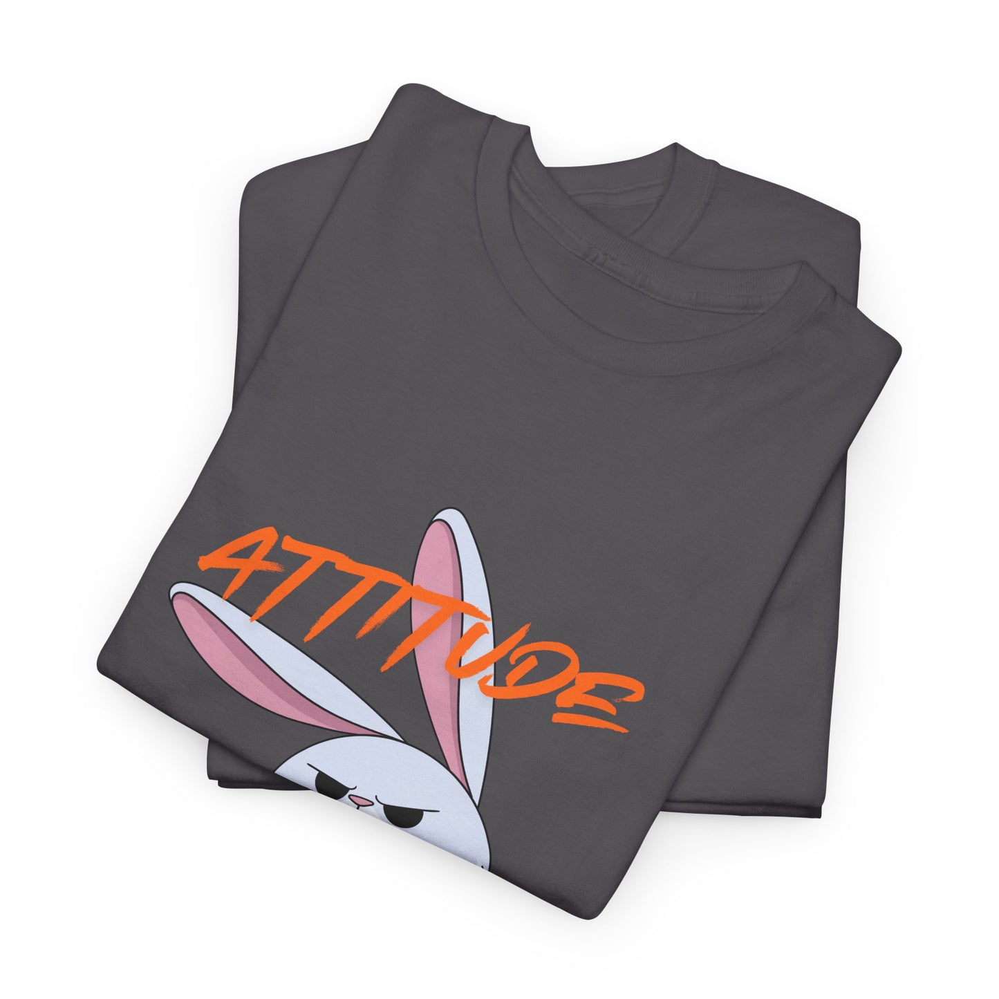 Attitude Rabbit Unisex Heavy Cotton Tee