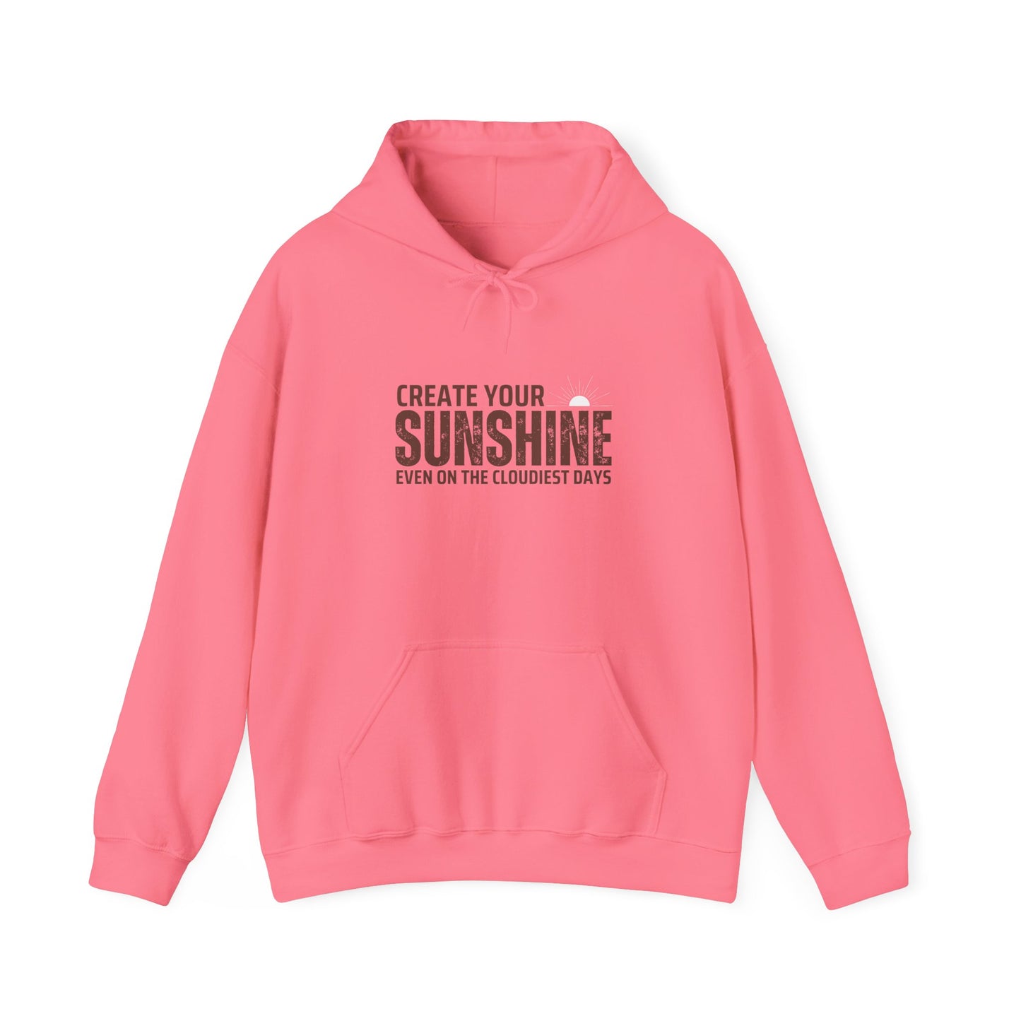 Motivational Hoodie - 'Create Your Sunshine' Unisex Heavy Blend Sweatshirt