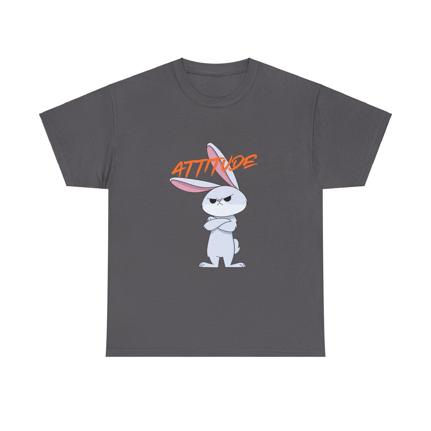 Attitude Rabbit Unisex Heavy Cotton Tee