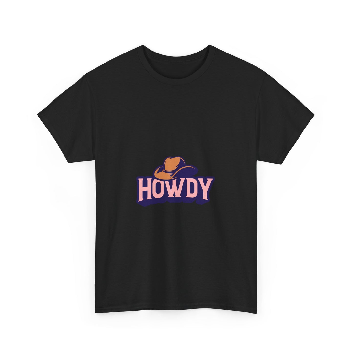 Howdy Unisex Heavy Cotton Tee - Casual and Fun T-Shirt for Everyday Wear