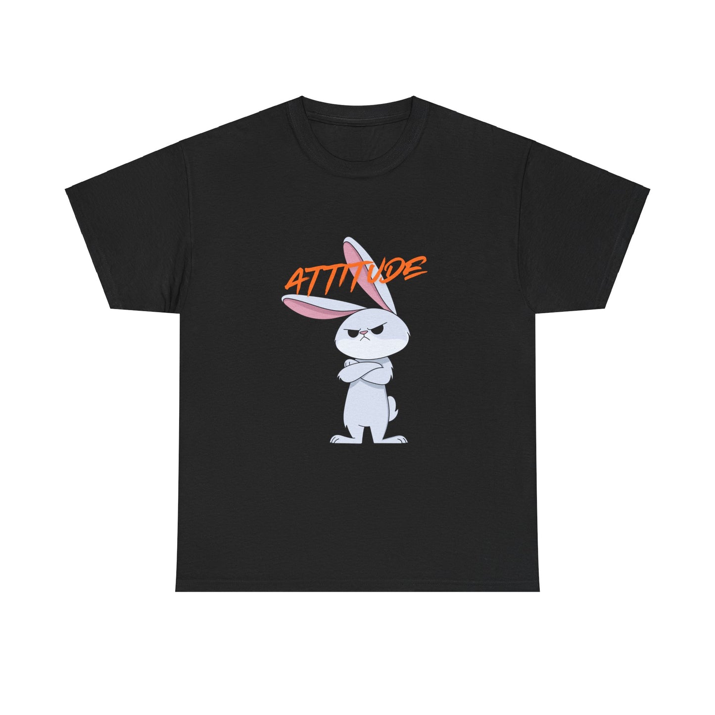 Attitude Rabbit Unisex Heavy Cotton Tee