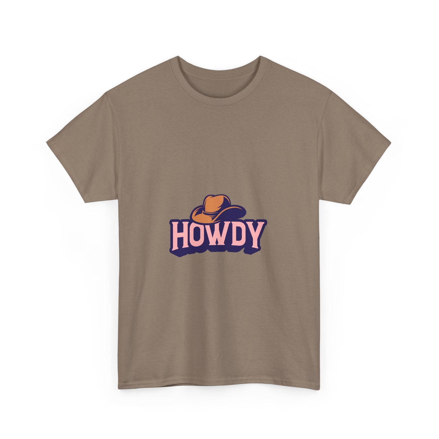 Howdy Unisex Heavy Cotton Tee - Casual and Fun T-Shirt for Everyday Wear