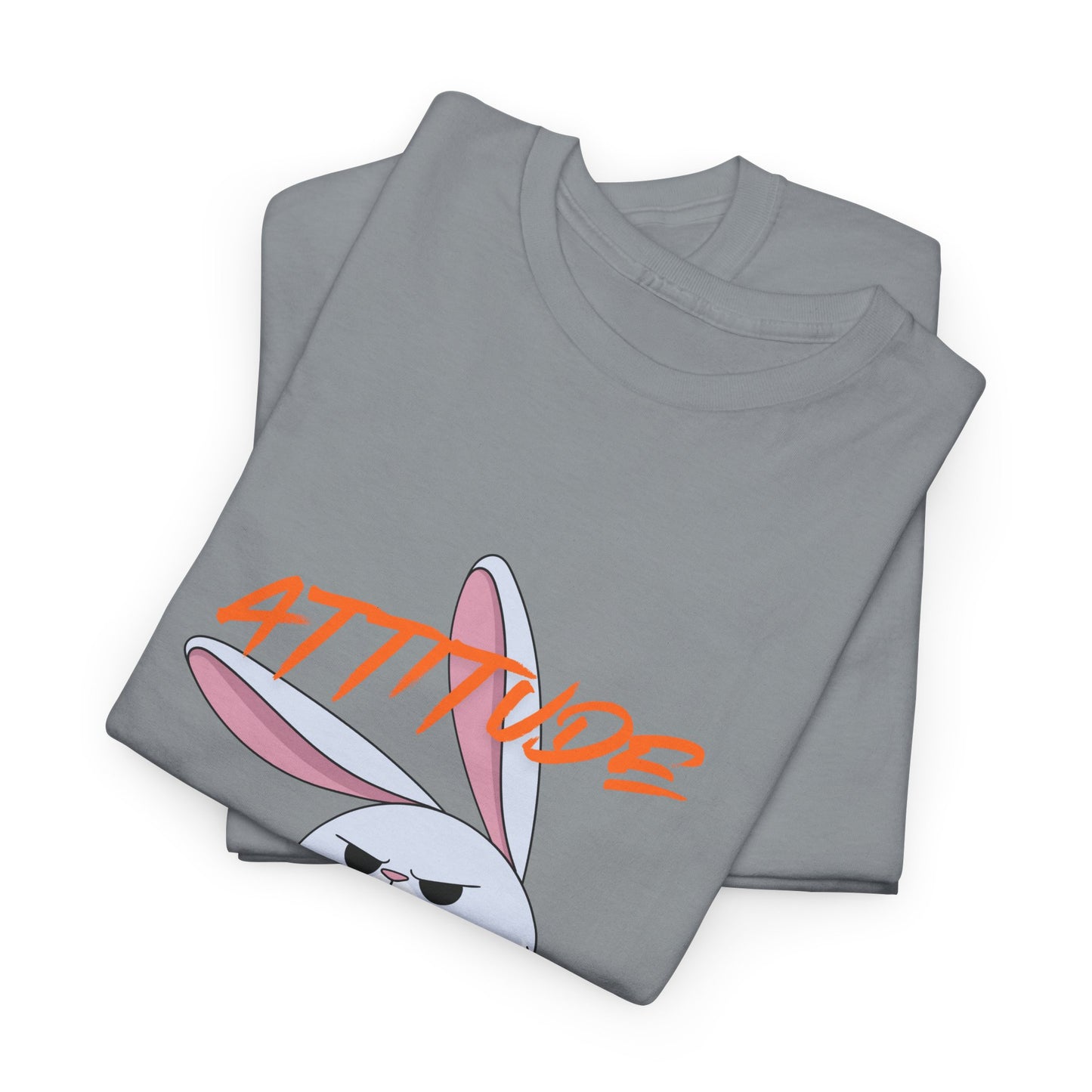 Attitude Rabbit Unisex Heavy Cotton Tee