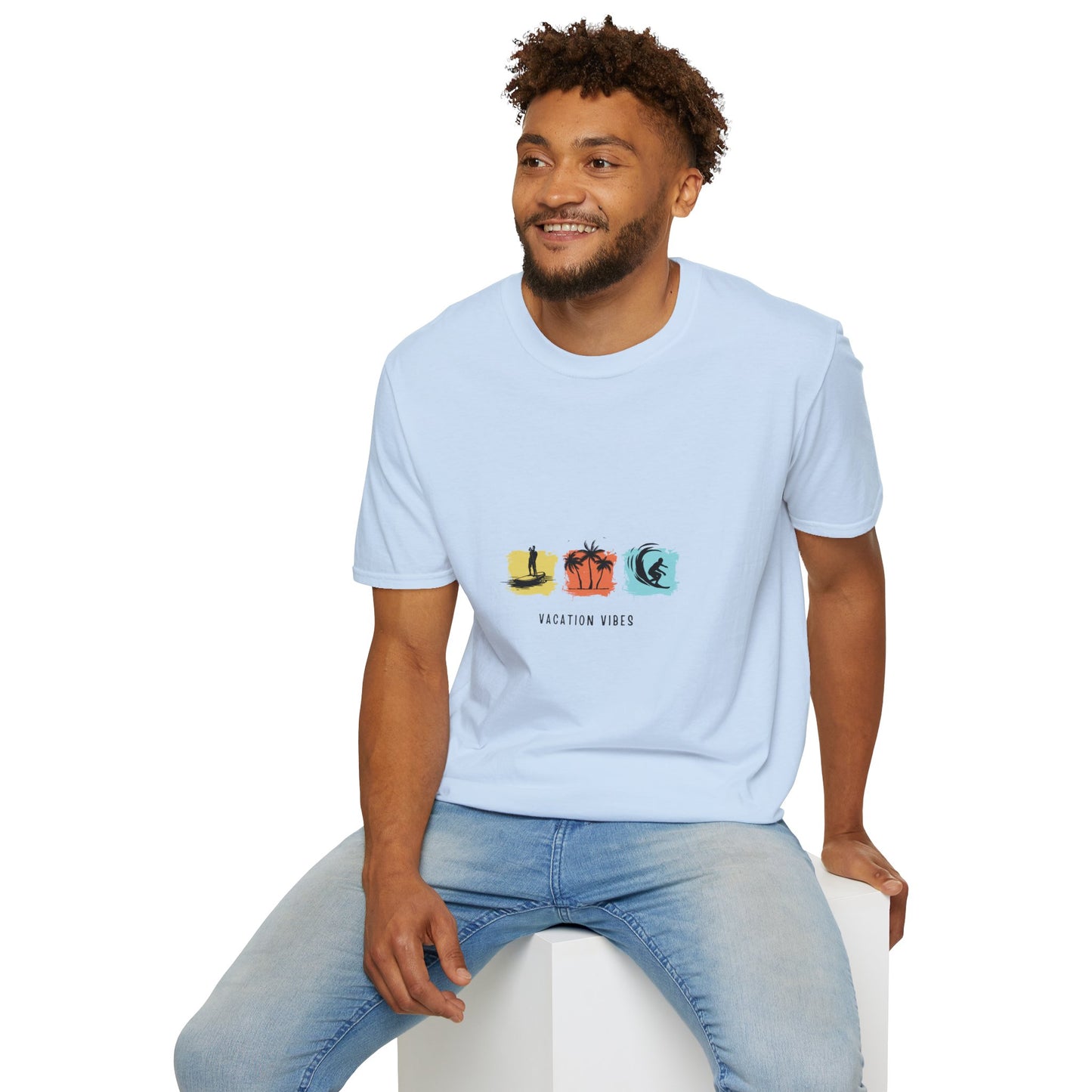 Vacation Vibes Unisex Softstyle T-Shirt - Perfect for Summer Getaways