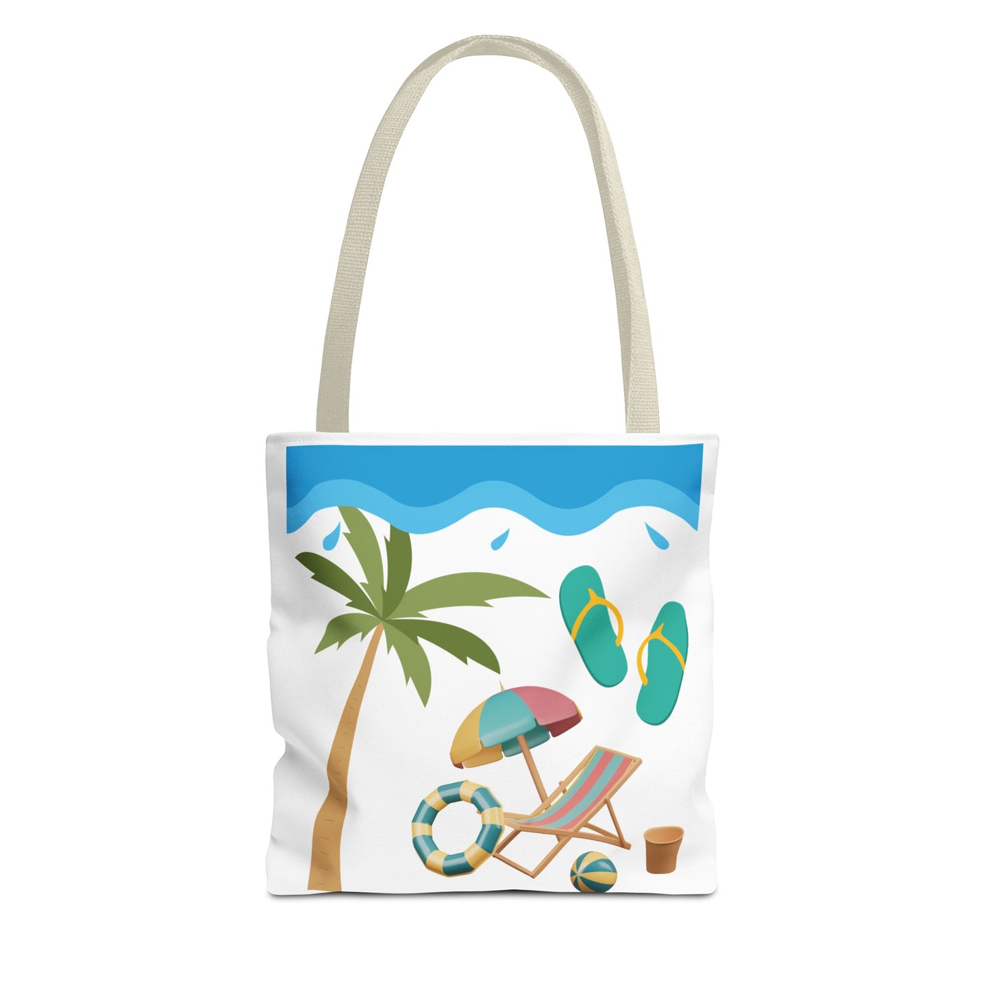 Beach Vibes Tote Bag - Summer Essentials for Fun Days