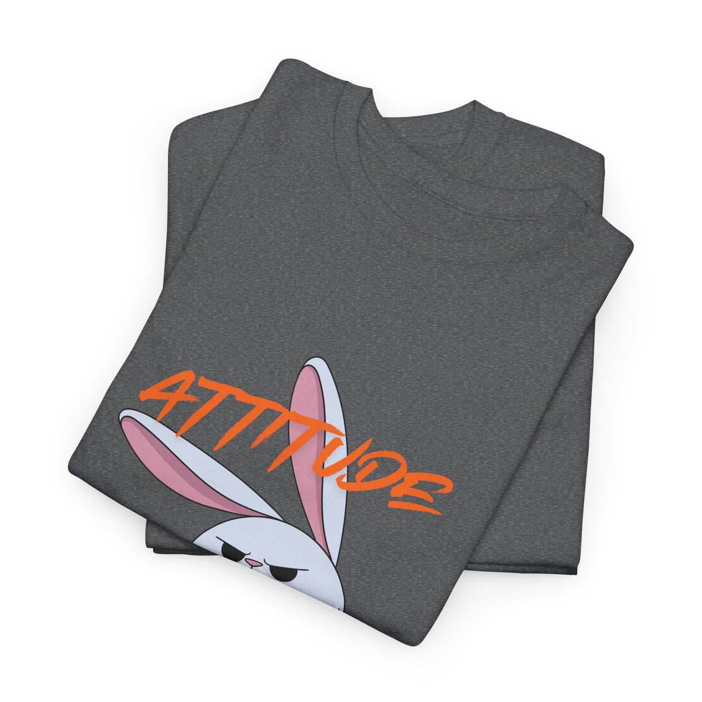 Attitude Rabbit Unisex Heavy Cotton Tee