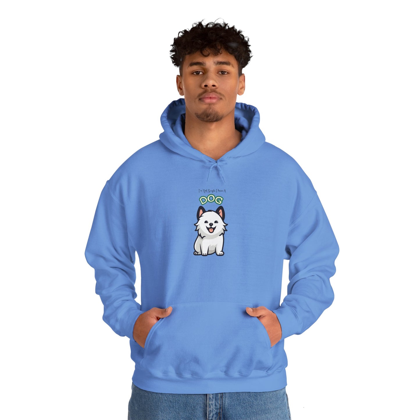 Cute Dog Design Unisex Heavy Blend Hoodie – Perfect Gift for Pet Lovers