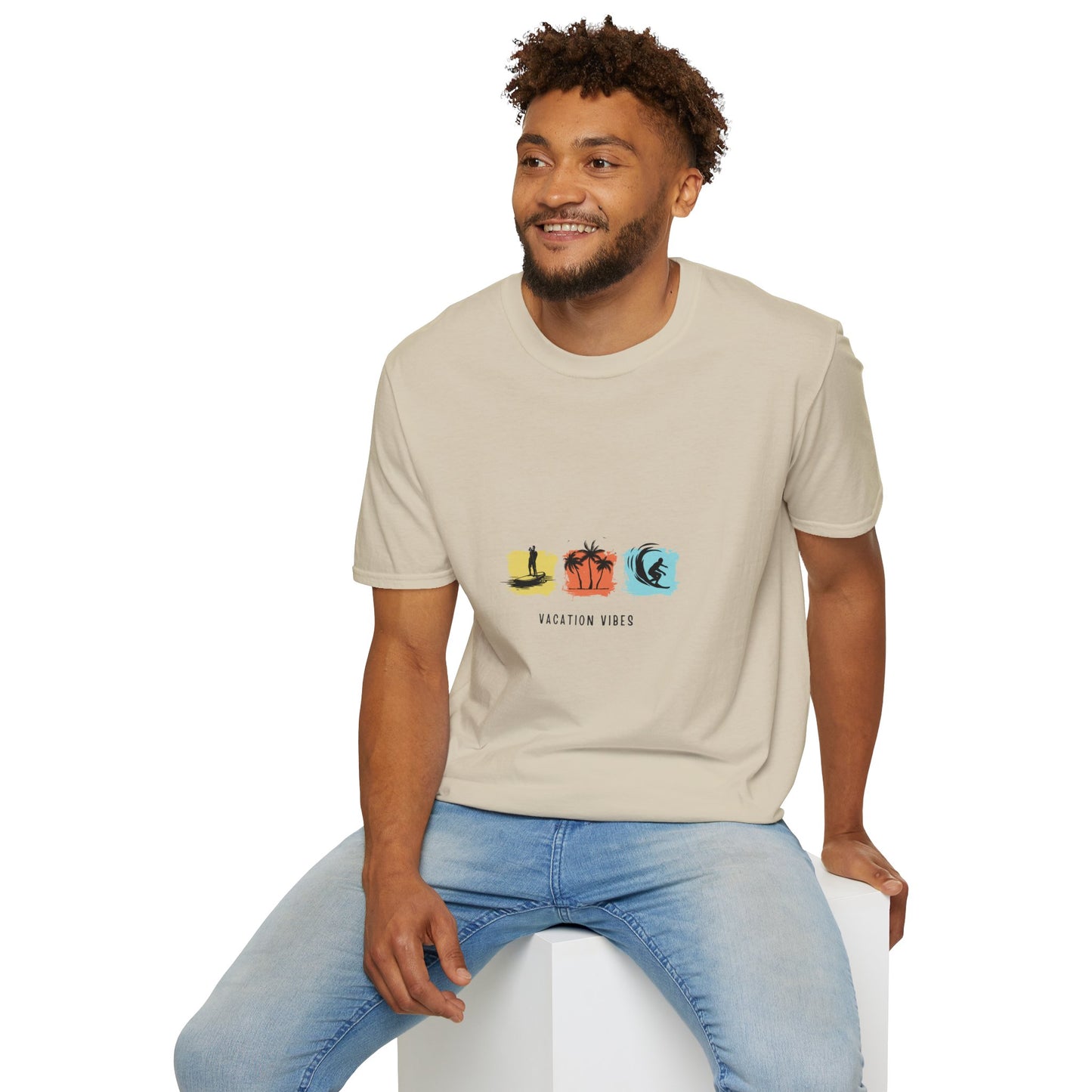 Vacation Vibes Unisex Softstyle T-Shirt - Perfect for Summer Getaways