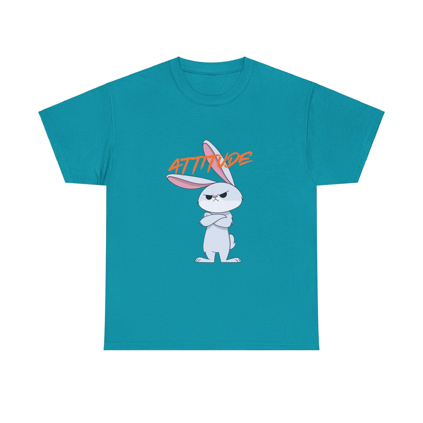 Attitude Rabbit Unisex Heavy Cotton Tee