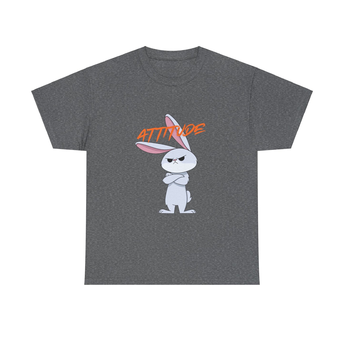 Attitude Rabbit Unisex Heavy Cotton Tee