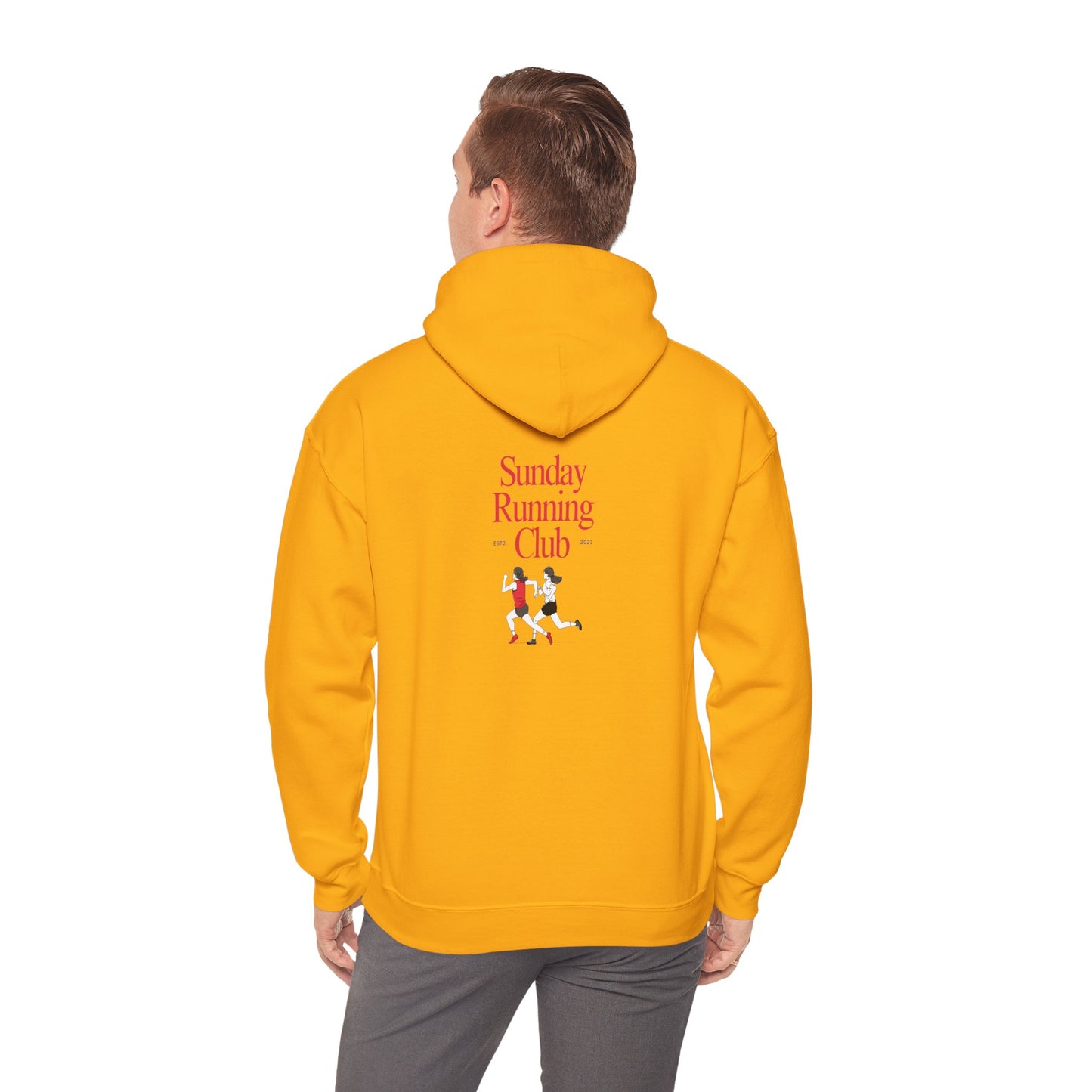 Sunday Running Club Unisex Heavy Blend™ Hooded Sweatshirt - Cozy and Stylish for Runners