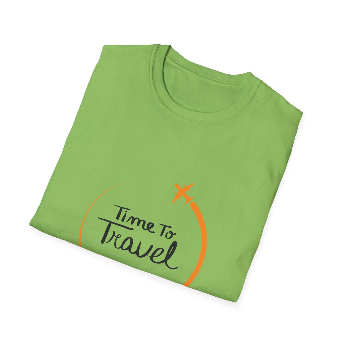 Unisex Travel T-Shirt - "Time To Travel" Graphic Tee