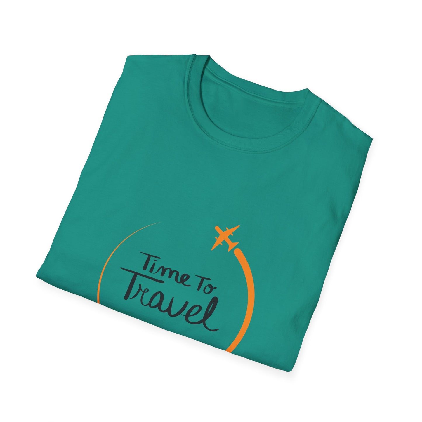 Unisex Travel T-Shirt - "Time To Travel" Graphic Tee