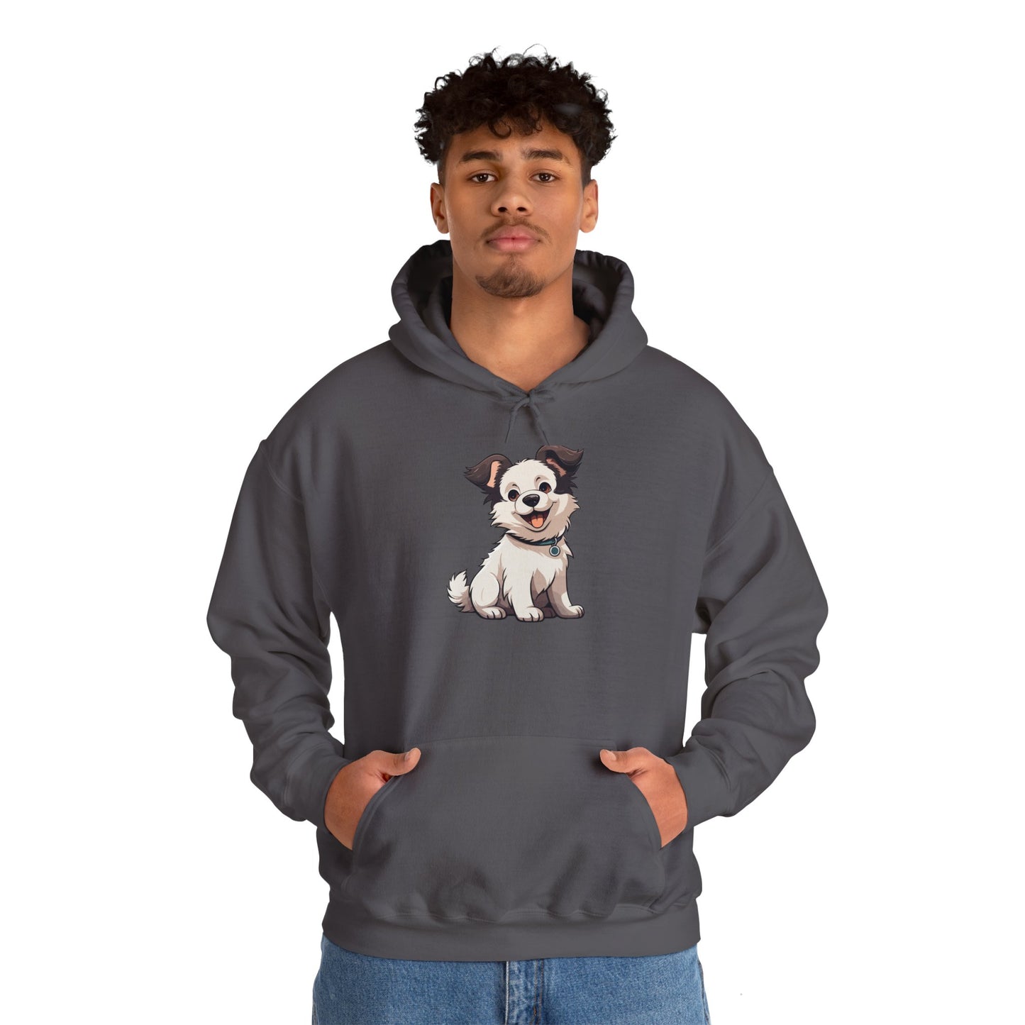 Cute Dog Graphic Unisex Hoodie - Perfect for Pet Lovers