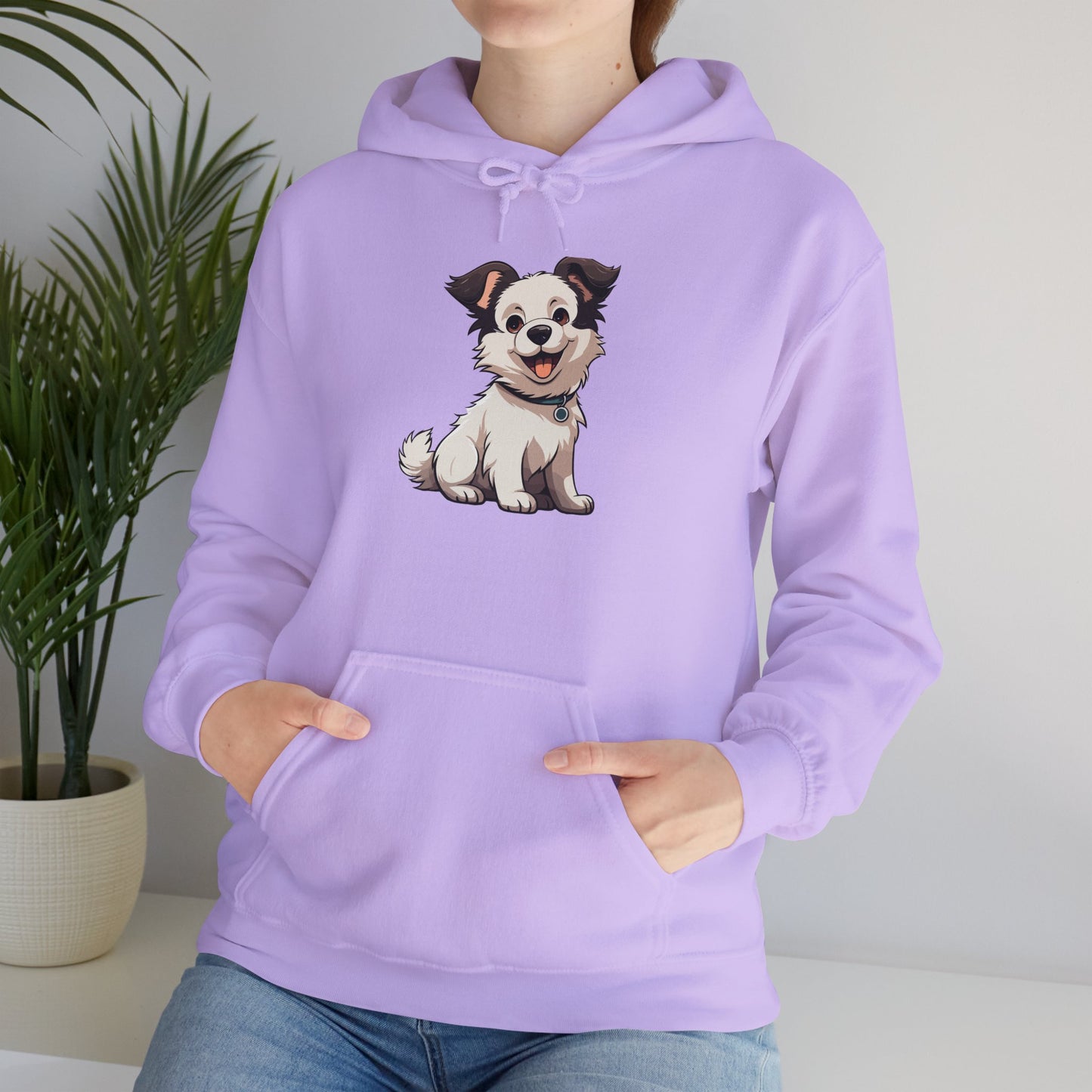 Cute Dog Graphic Unisex Hoodie - Perfect for Pet Lovers