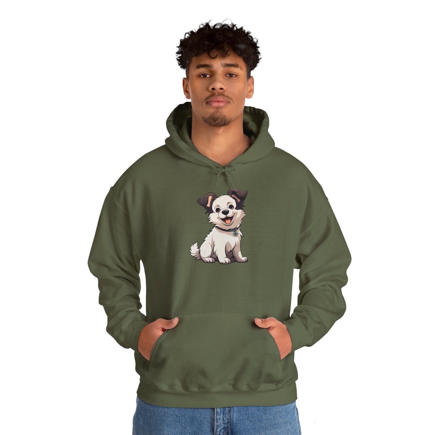 Cute Dog Graphic Unisex Hoodie - Perfect for Pet Lovers