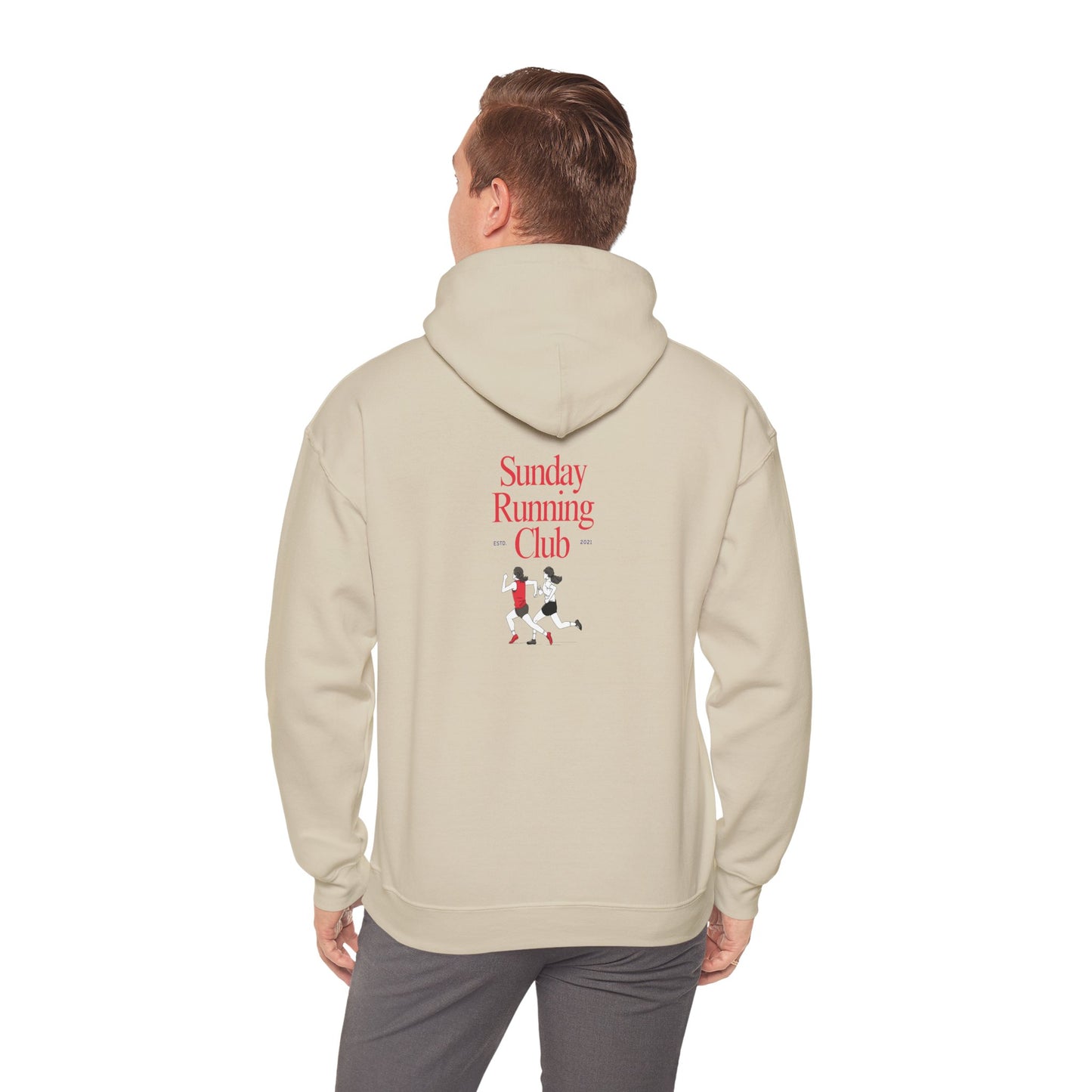 Sunday Running Club Unisex Heavy Blend™ Hooded Sweatshirt - Cozy and Stylish for Runners