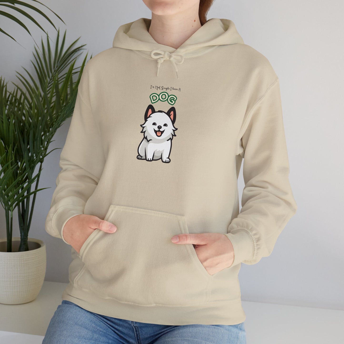 Cute Dog Design Unisex Heavy Blend Hoodie – Perfect Gift for Pet Lovers