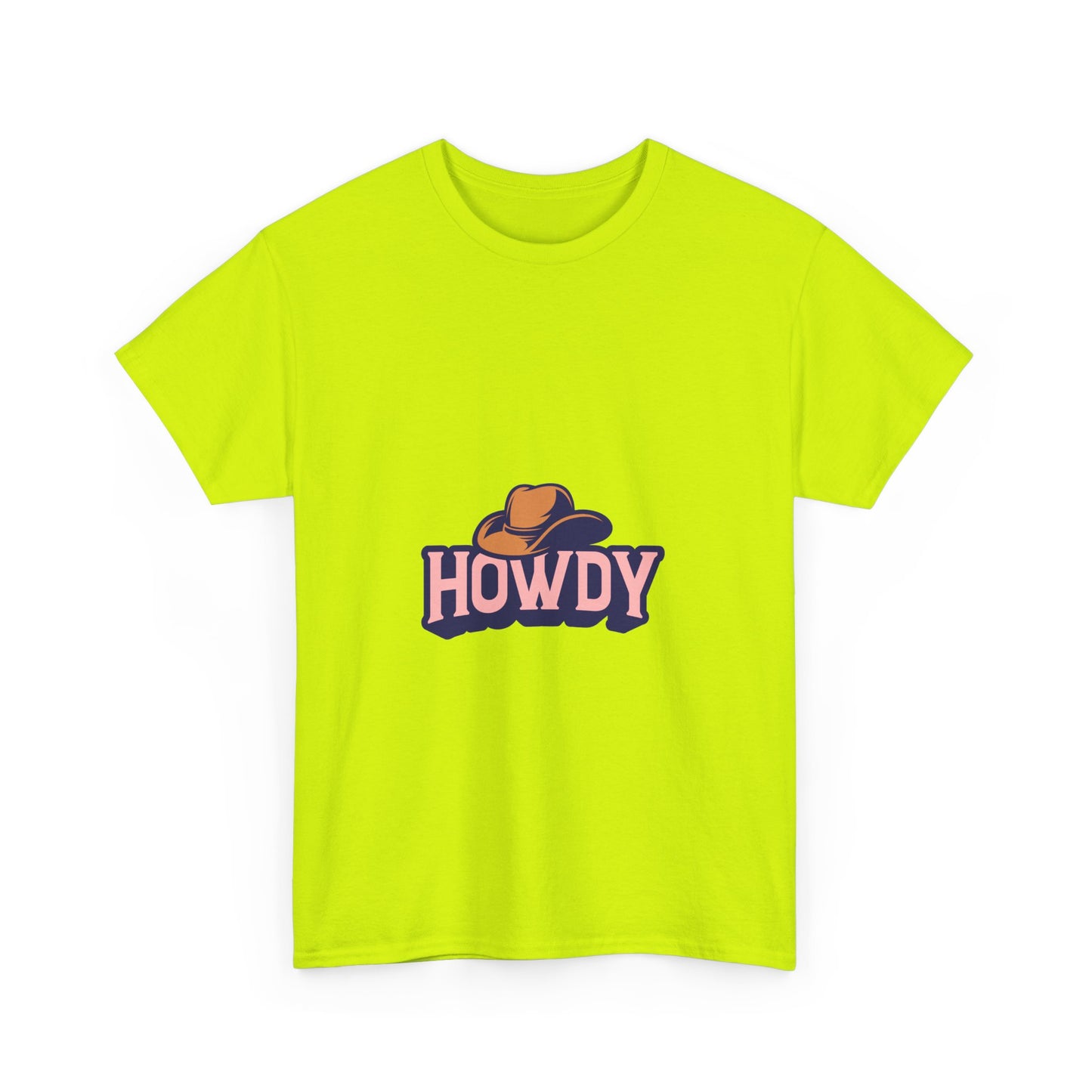 Howdy Unisex Heavy Cotton Tee - Casual and Fun T-Shirt for Everyday Wear