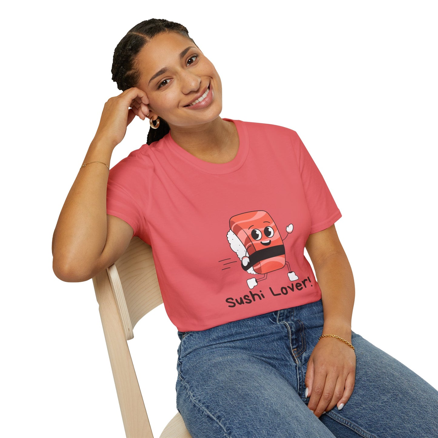 Sushi Lover Unisex Softstyle T-Shirt - Fun & Quirky Apparel for Foodies