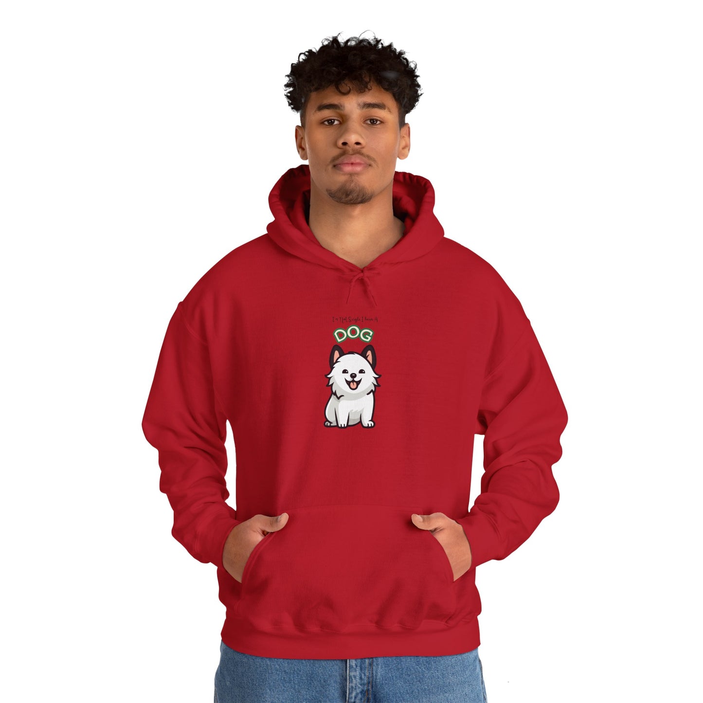 Cute Dog Design Unisex Heavy Blend Hoodie – Perfect Gift for Pet Lovers