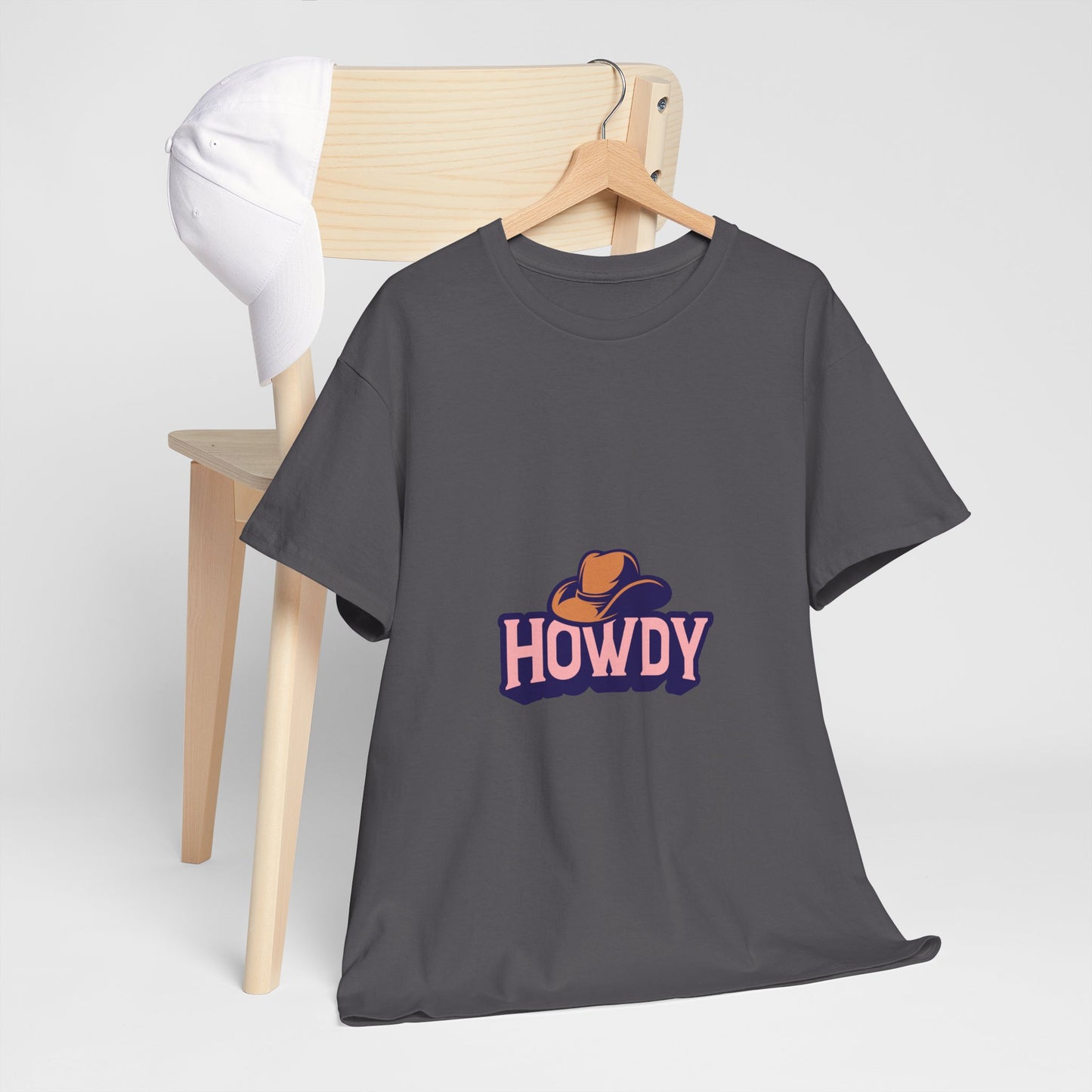 Howdy Unisex Heavy Cotton Tee - Casual and Fun T-Shirt for Everyday Wear