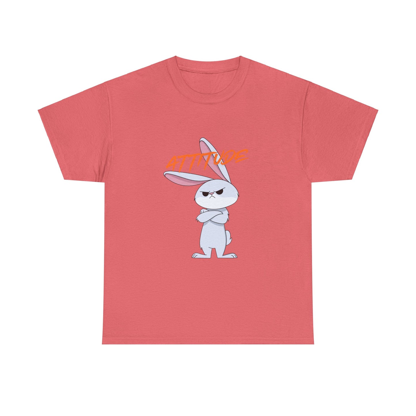 Attitude Rabbit Unisex Heavy Cotton Tee