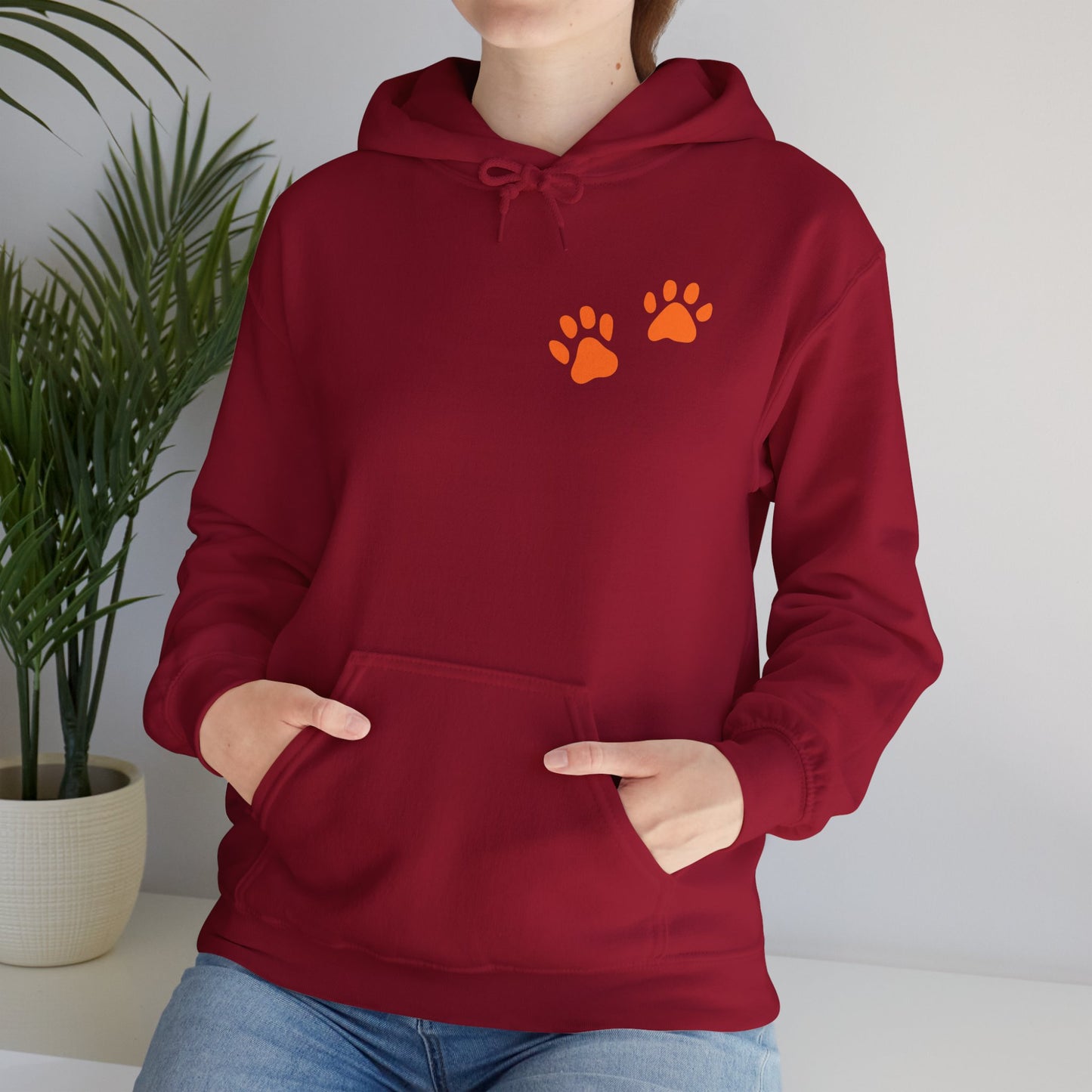 Corgi Paw Print Hoodie