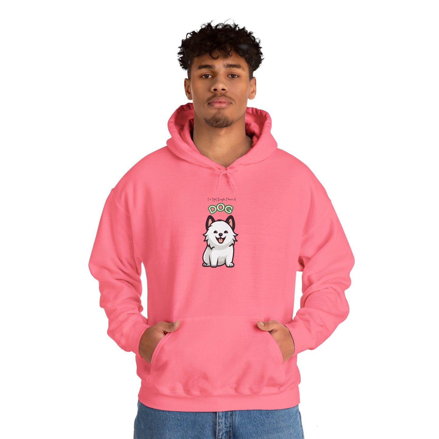 Cute Dog Design Unisex Heavy Blend Hoodie – Perfect Gift for Pet Lovers