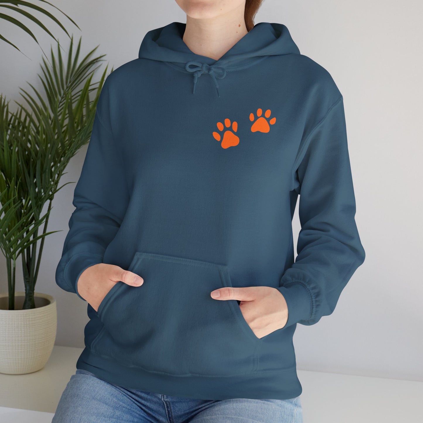 Corgi Paw Print Hoodie