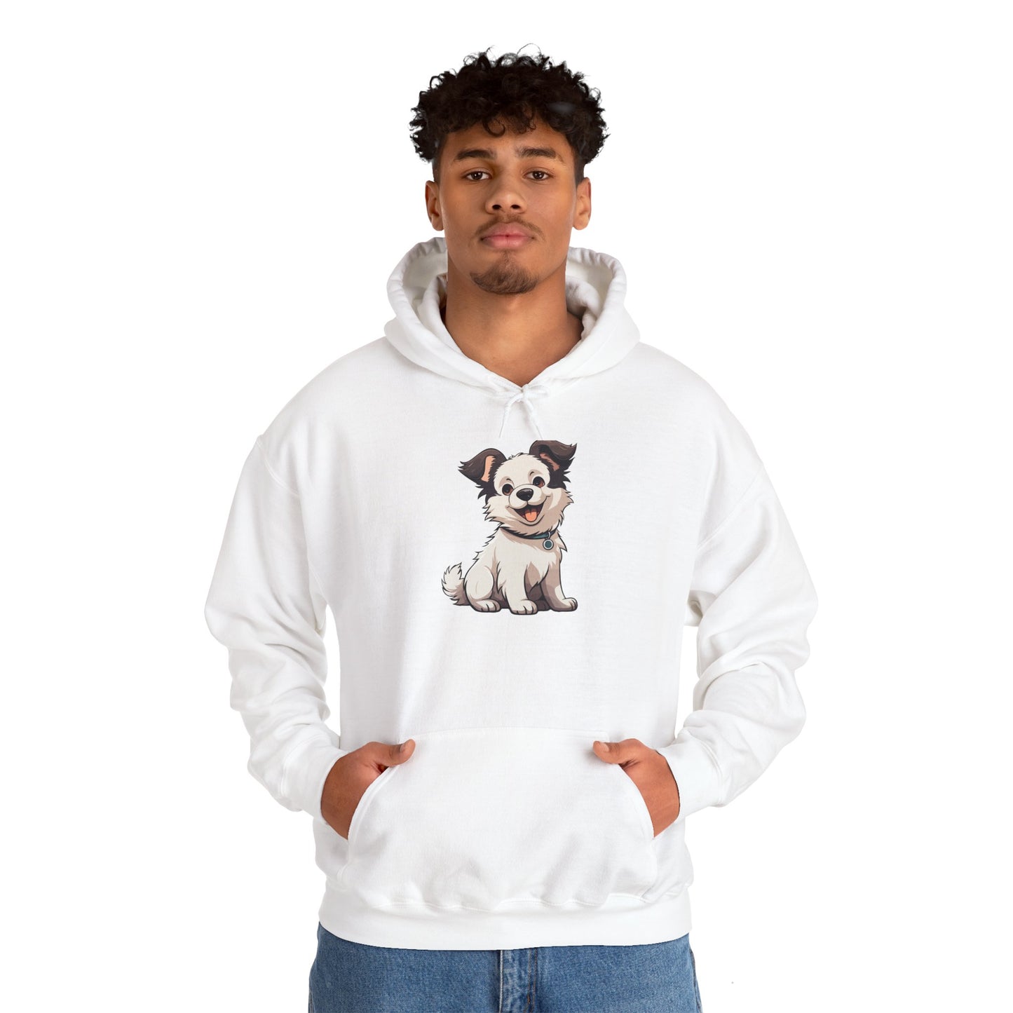 Cute Dog Graphic Unisex Hoodie - Perfect for Pet Lovers