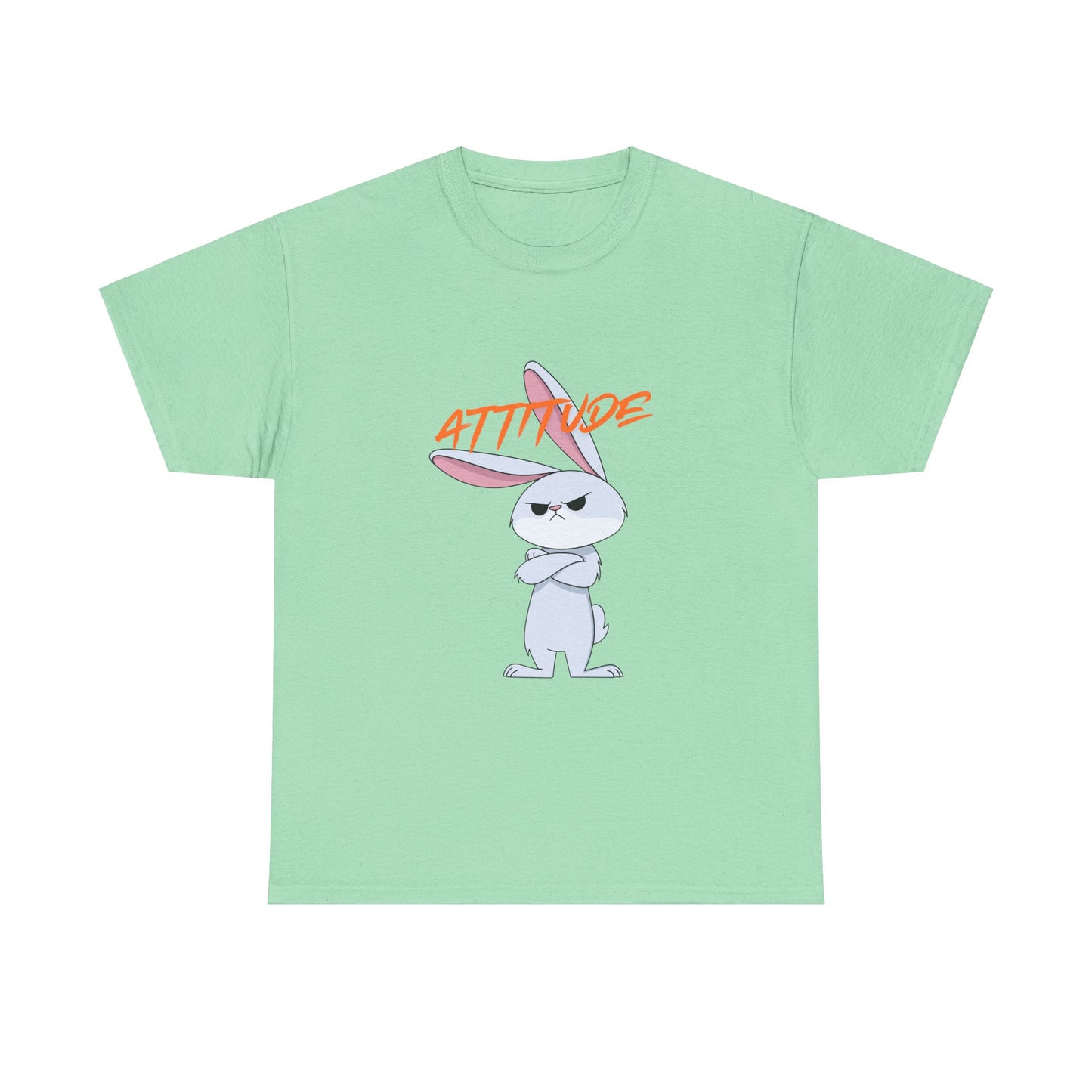 Attitude Rabbit Unisex Heavy Cotton Tee