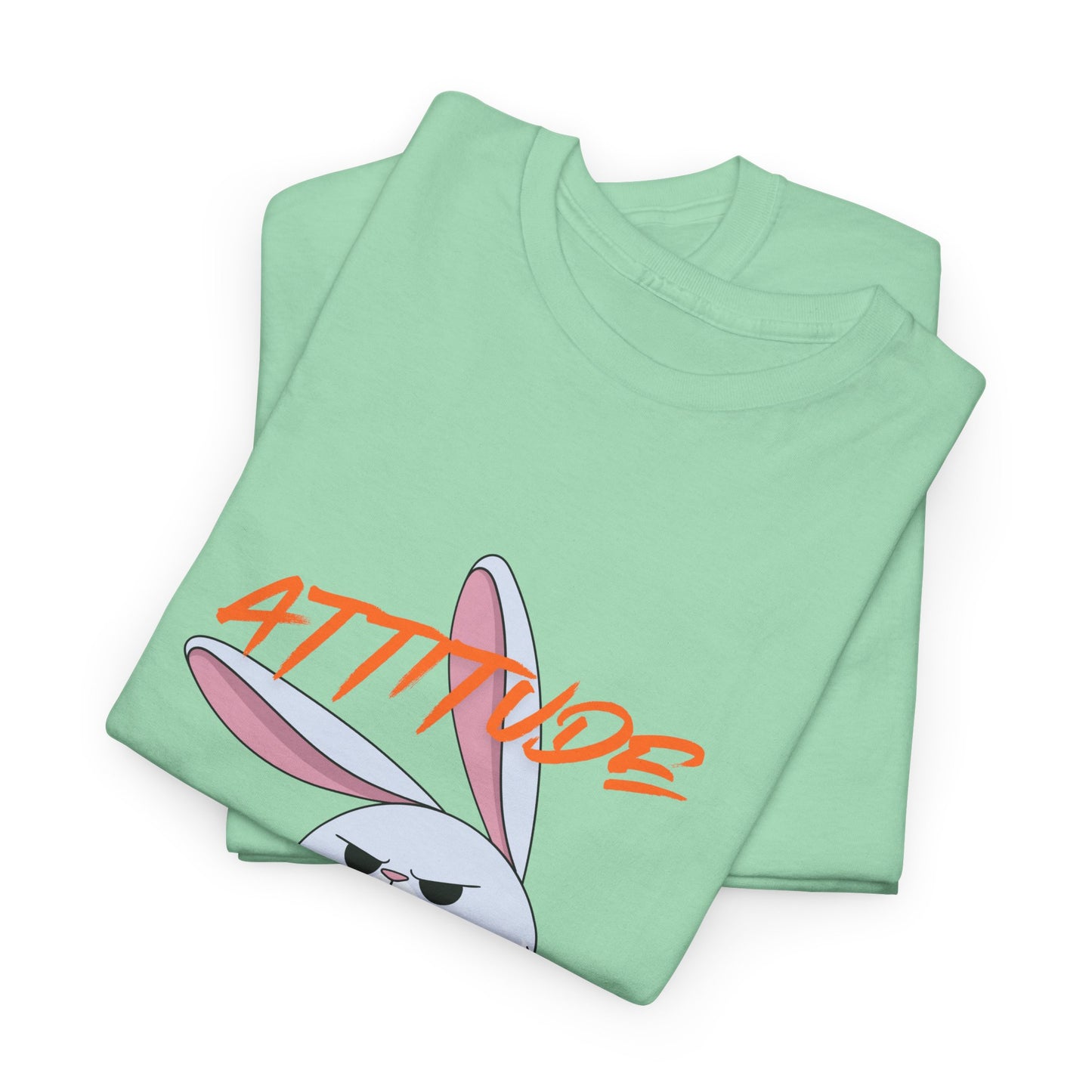 Attitude Rabbit Unisex Heavy Cotton Tee